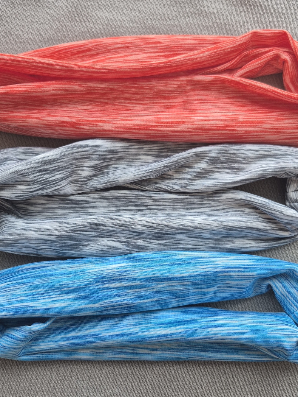 Kids Active Stretch Bottoms in Coral, Gray, and Blue - Unbranded